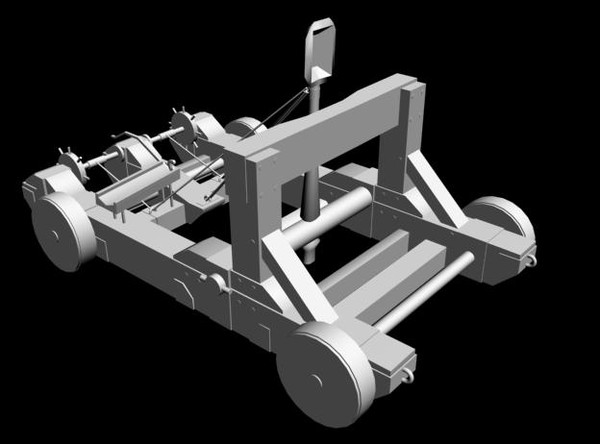 3ds max catapult - Catapult by Sjors boomschors